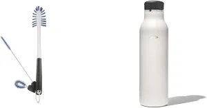 OXO Strive 20oz Insulated Water Bottle with Good Grips Cleaning Set