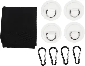 Paddleboard Deck Bag Mesh Deck Bag Storage Accessory with 4 Patches Hooks for Kayaking Water Sports