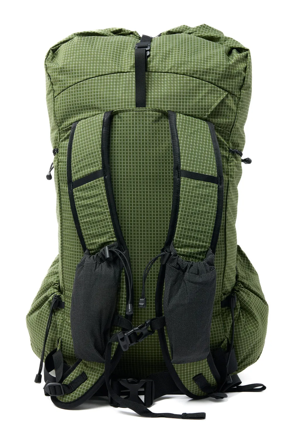 Pa'lante Packs Desert Pack with Pad   Sleeve - Pine Gridstop / Black Uhmwpe Grid Mesh