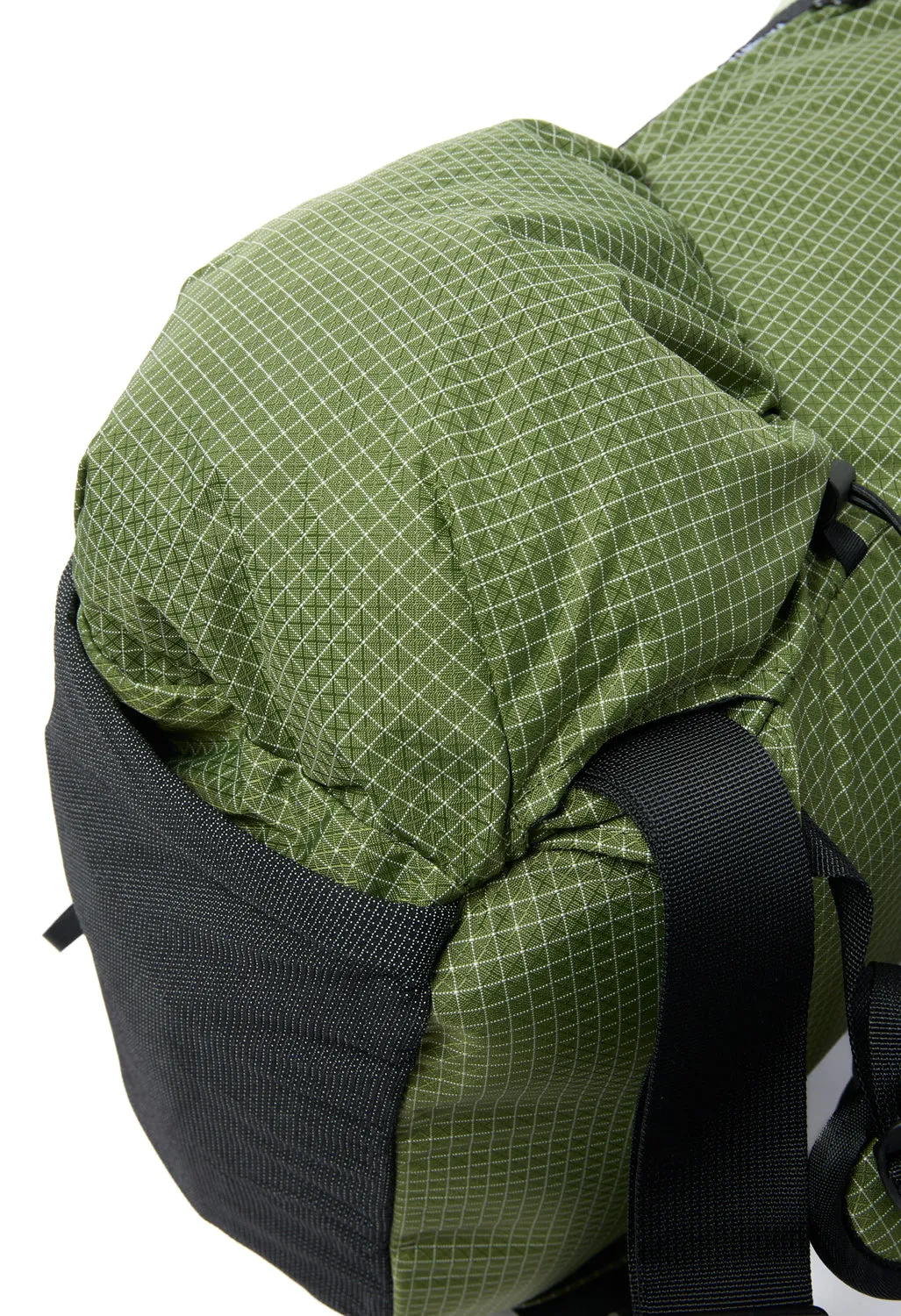 Pa'lante Packs Desert Pack with Pad   Sleeve - Pine Gridstop / Black Uhmwpe Grid Mesh