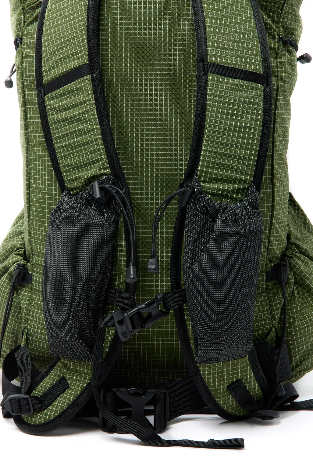 Pa'lante Packs Desert Pack with Pad   Sleeve - Pine Gridstop / Black Uhmwpe Grid Mesh