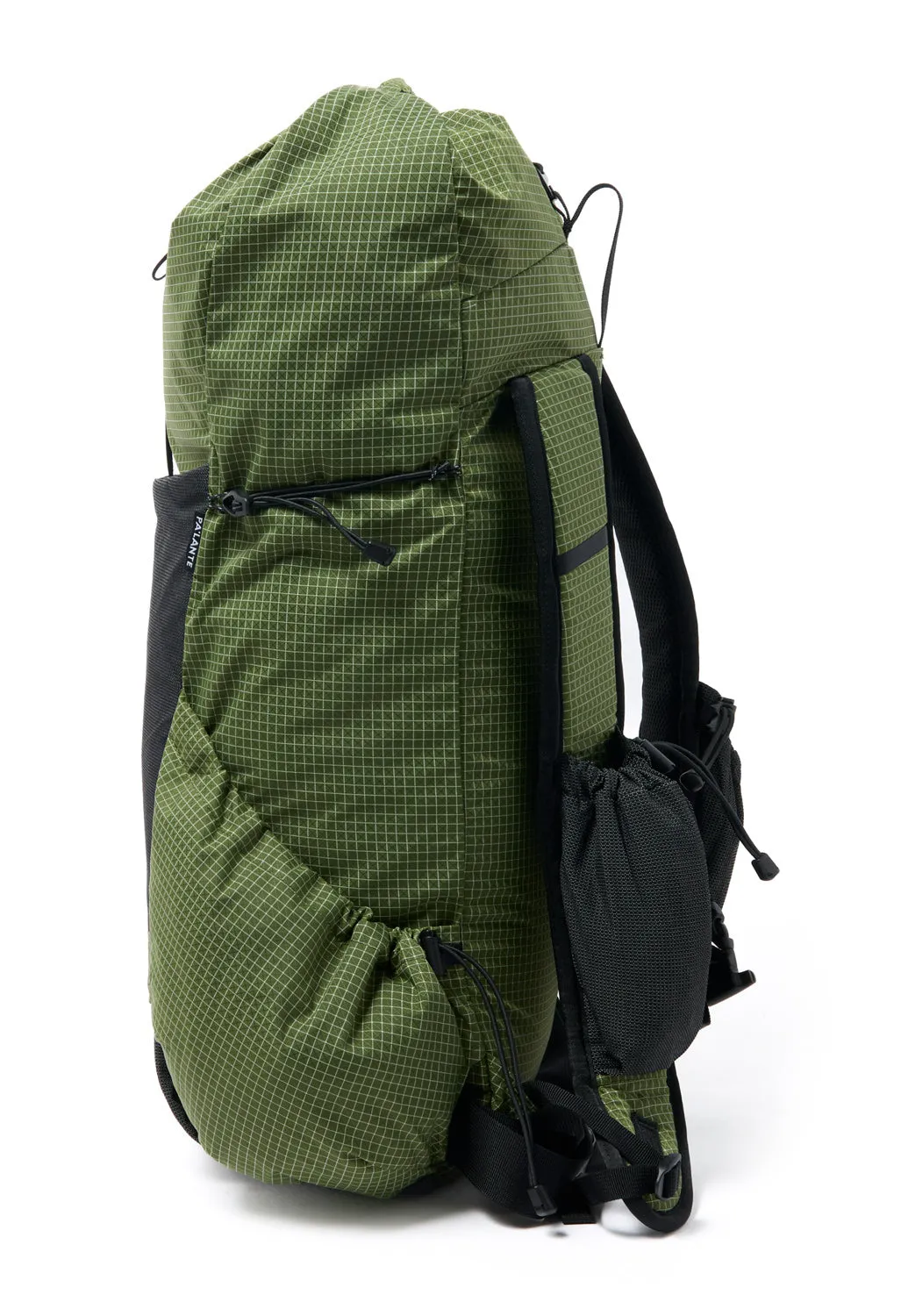 Pa'lante Packs Desert Pack with Pad   Sleeve - Pine Gridstop / Black Uhmwpe Grid Mesh