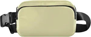 Pale Goldenrod Fanny Belt Bag Waist Packs Crossbody Bags Bum Bag for Running Hiking Travel Workout Adjustable Strap for Women Men