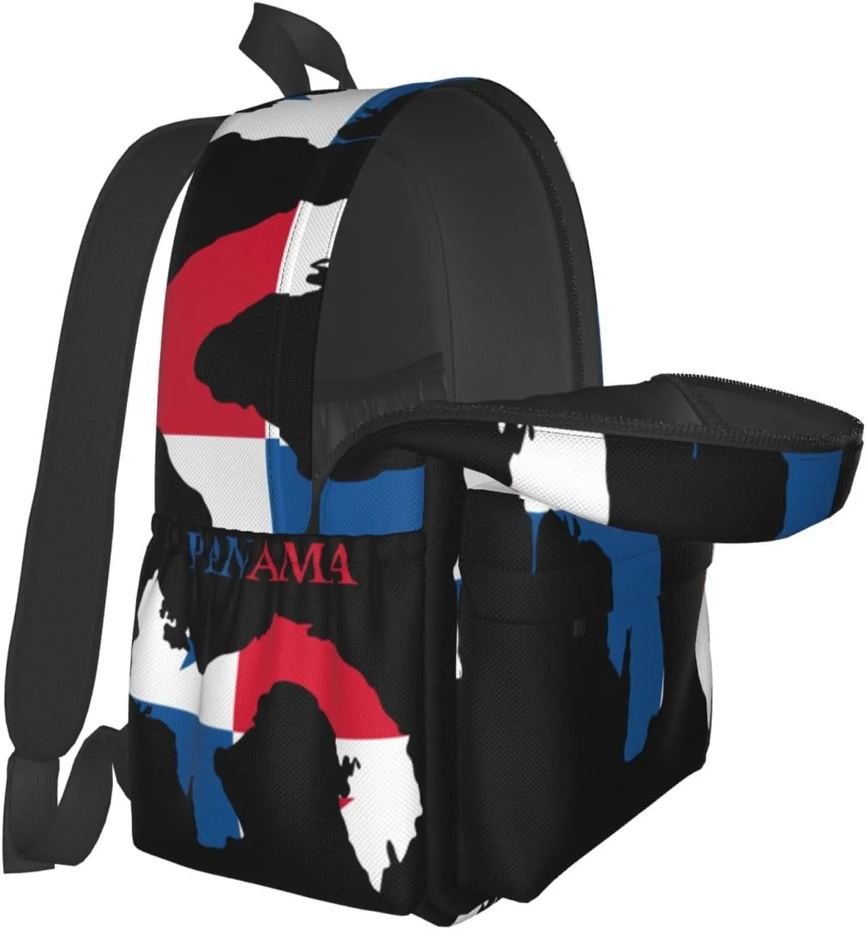 Panama flag map Laptop Backpack Work Travel Backpacks Business Rucksack Casual Outdoor Daypack with Adjustable Strap Bags for Sports Office Gym Hiking