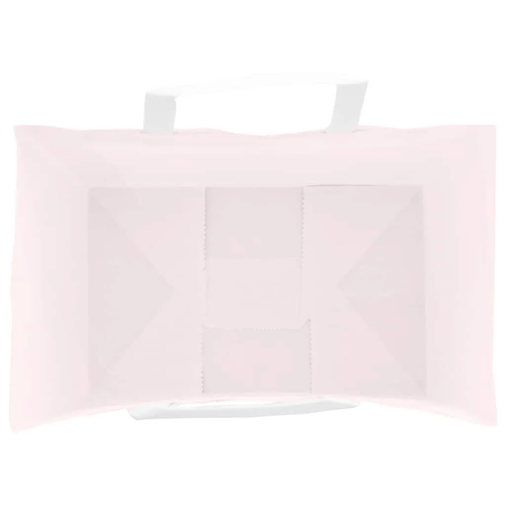 Paper Bags 50 pcs with Handles Pink 26x17x25 cm