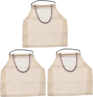 Pcs Large Vegetable Mesh Organizer Garlic Fruit Mesh Bag Reusable Produce Storage Containers Hanging Pouches for Kitchen