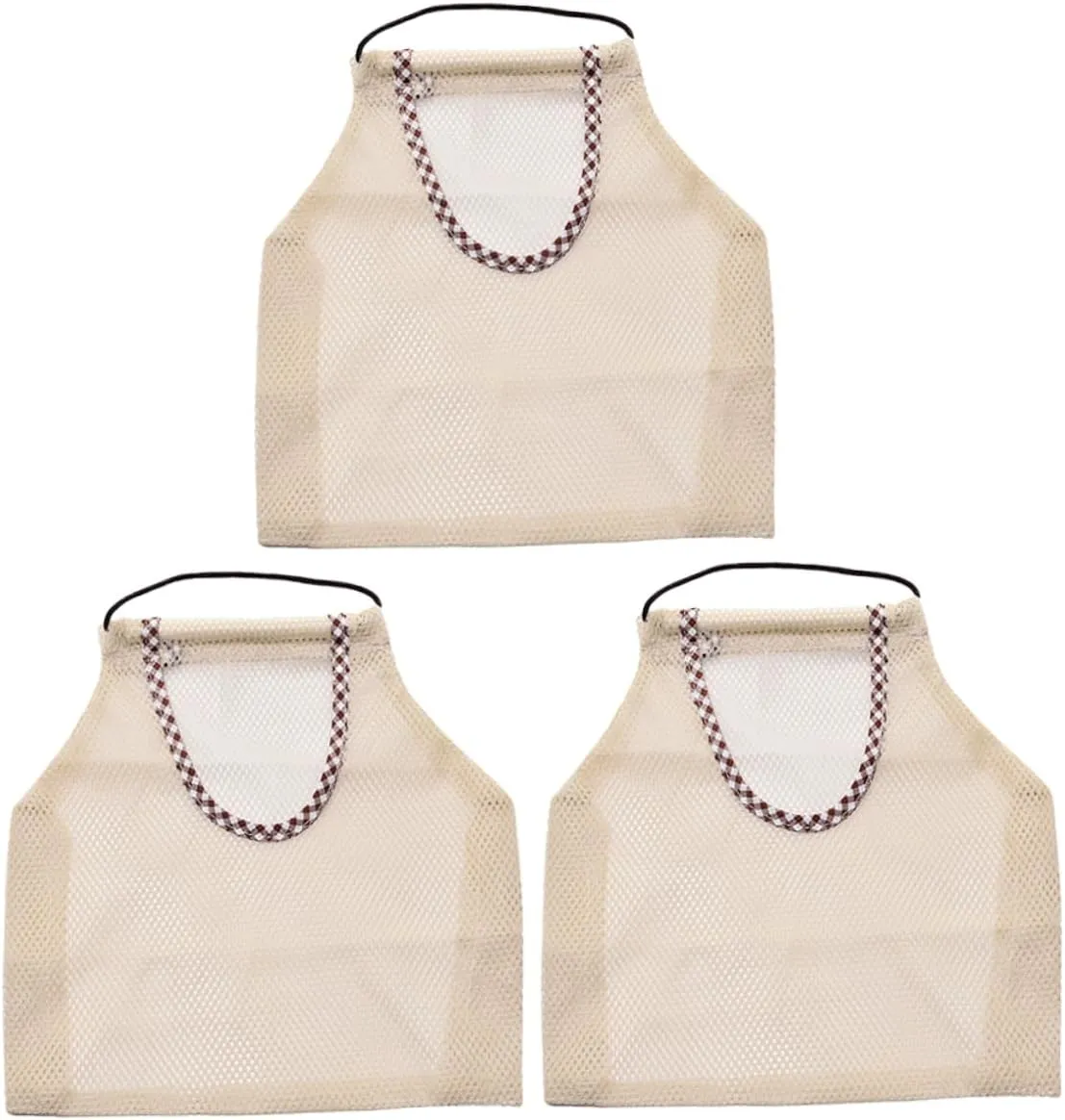 Pcs Large Vegetable Mesh Organizer Garlic Fruit Mesh Bag Reusable Produce Storage Containers Hanging Pouches for Kitchen