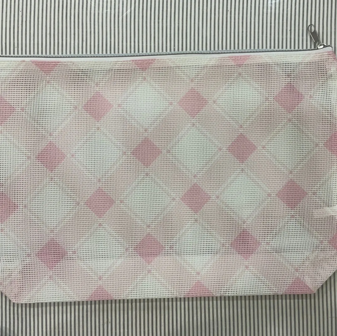 Peony Plaid Project Bag A-ISE PB peony