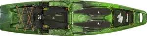 Perception Kayaks Outlaw 11.5 | Sit on Top Fishing Kayak | Fold Away Lawn Chair Seat | 4 Rod Holders | Integrated Tackle Trays | 11' 6"