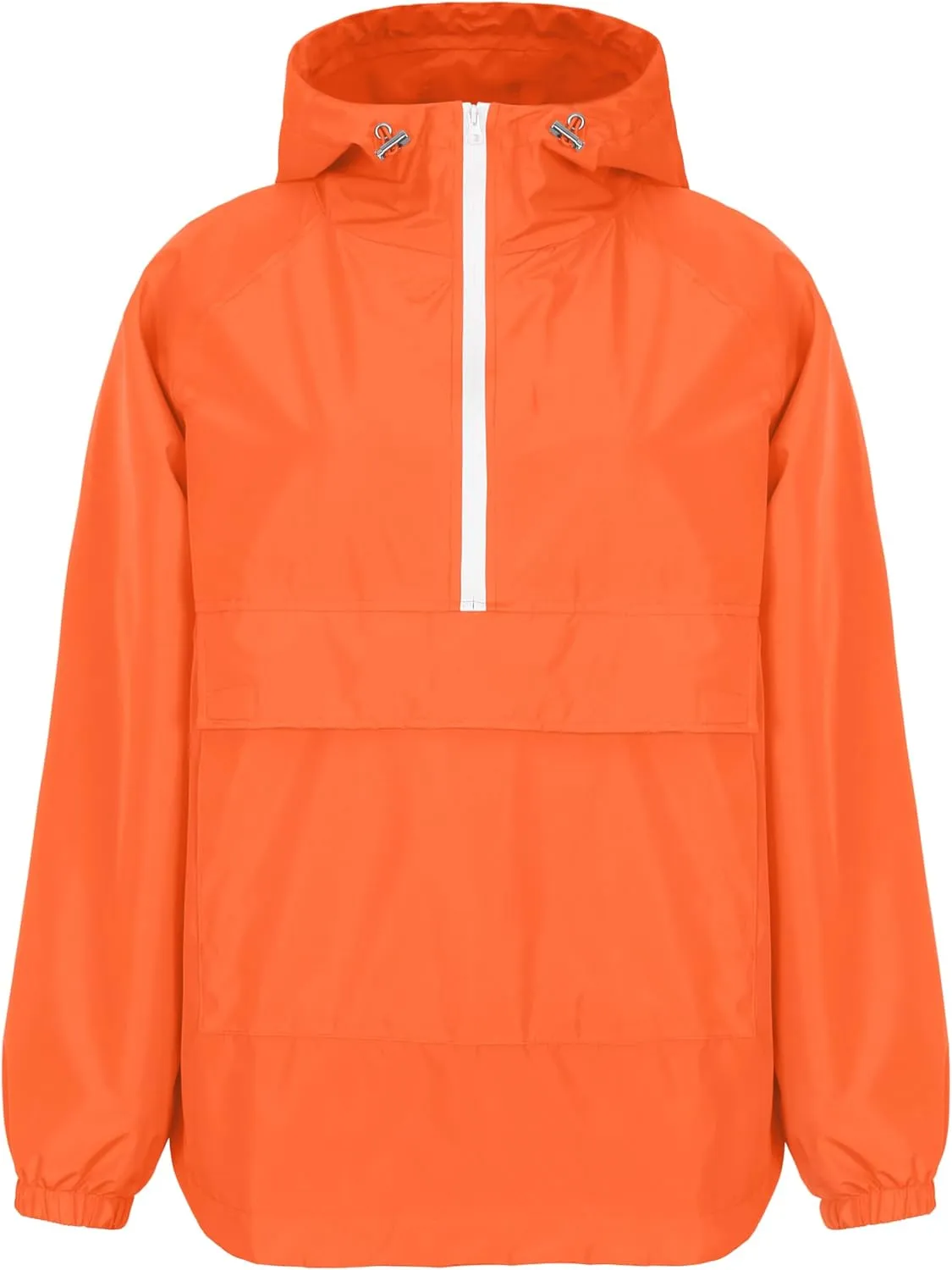 PESION Womens Packable Waterproof Raincoat Lightweight Rain Jacket, Running Cycling Hiking Windbreaker Pullover Jackets