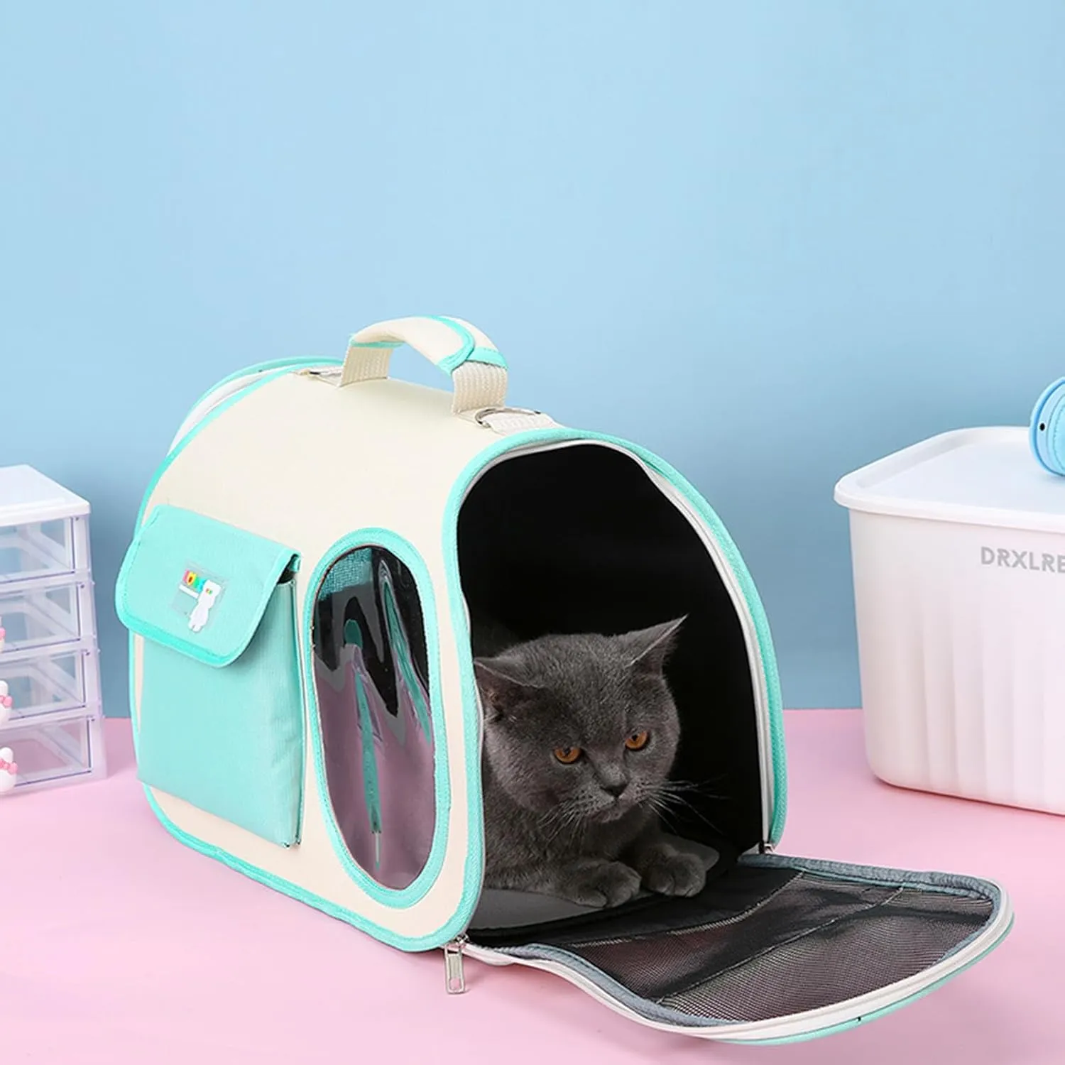 Pet Carrier Backpacks Bag for Cats Dog Small Pet Cage Camping Crossbody Bag Travel Bags