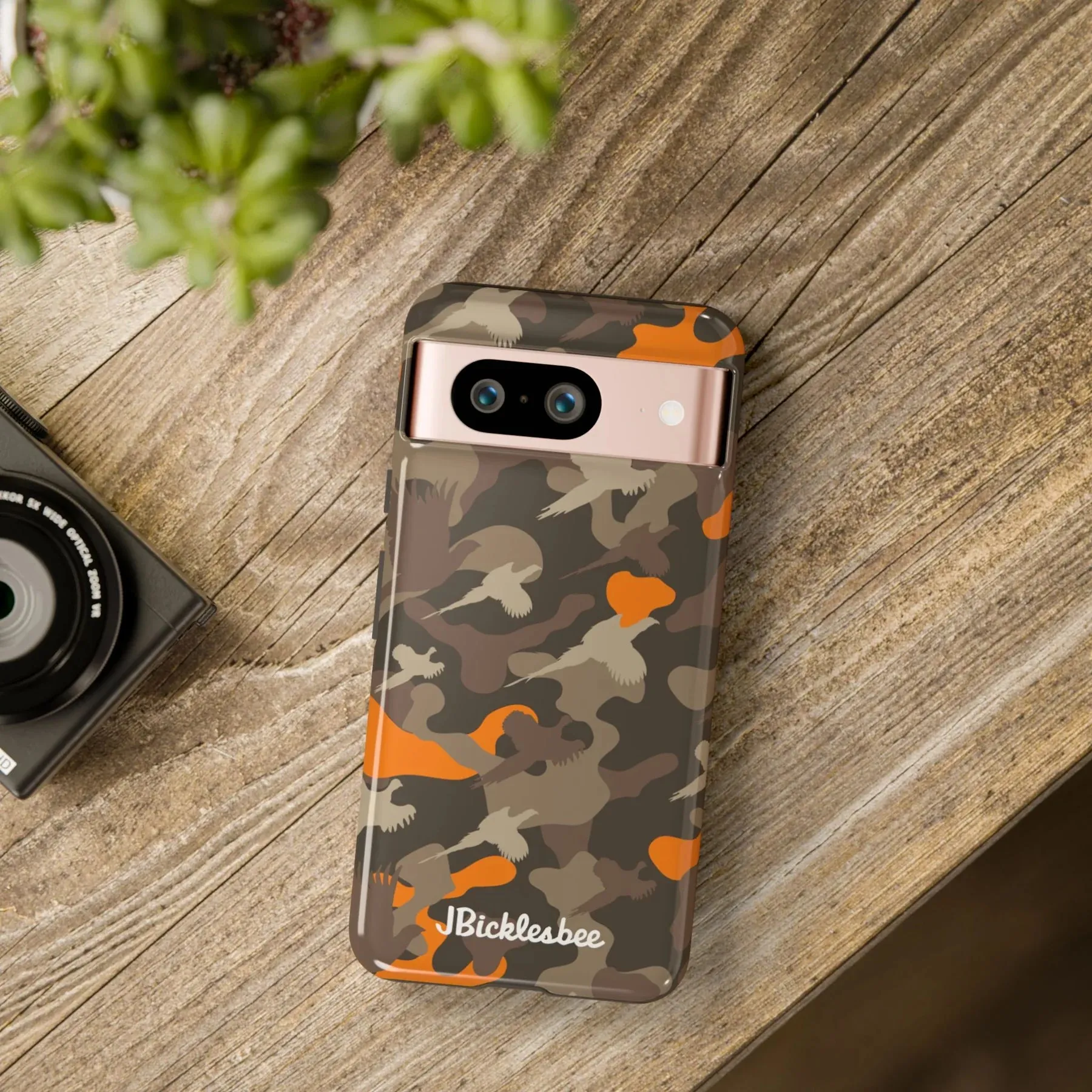 Pheasant Hunter Camo Pixel Tough Case