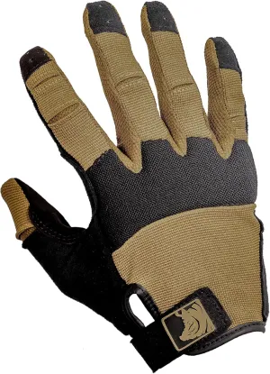 PIG Alpha Full Dexterity Tactical Gloves for Shooting, Touchscreen Compatible, Breathable, 1 Pair