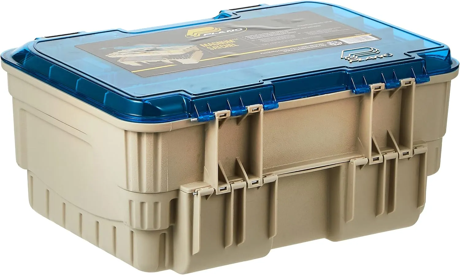 Plano 1349-00 Two Level Magnum 3449 Tackle Box, Sandstone/Blue, One Size