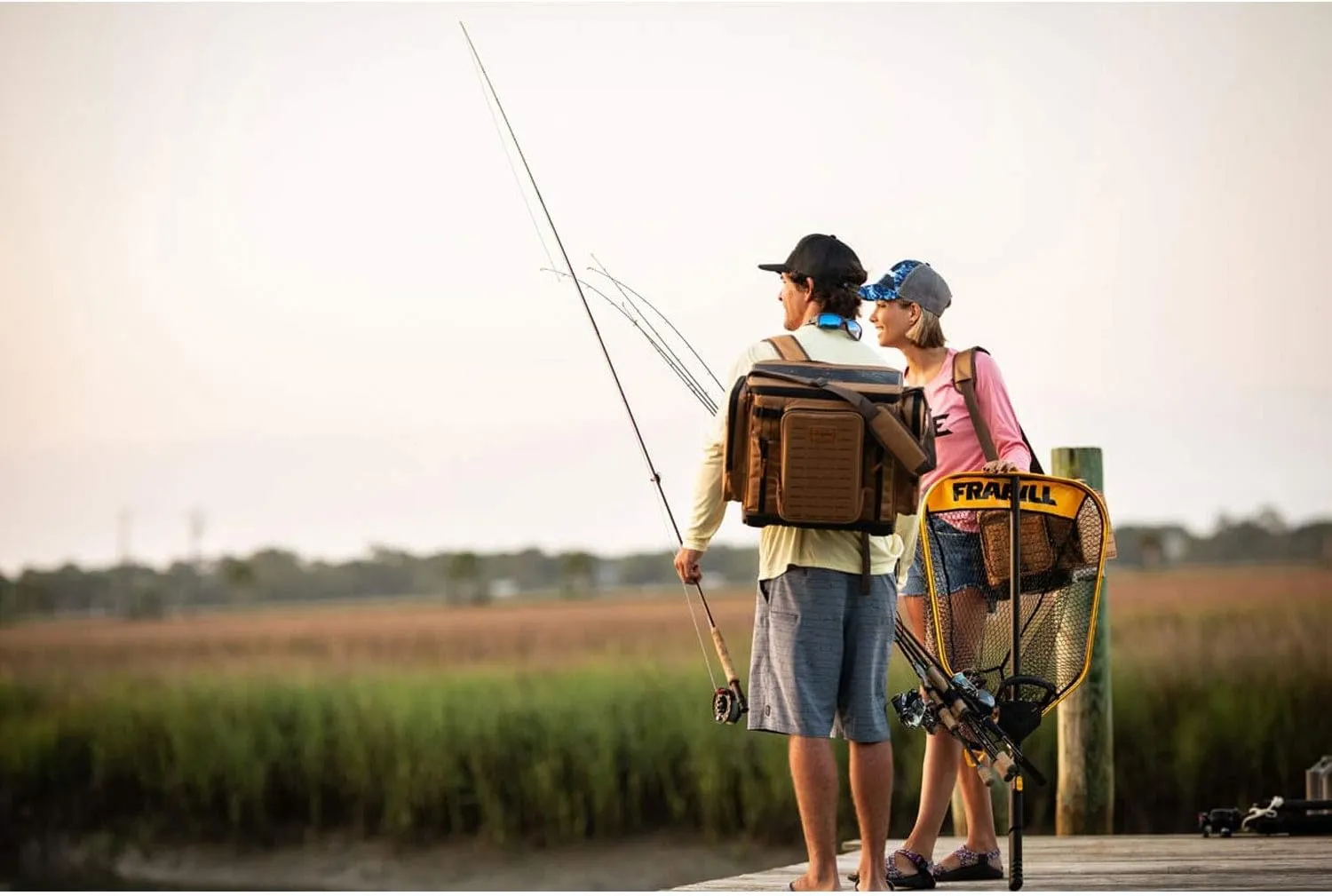 Plano Guide Series Tackle Bag | Premium Tackle Storage with No Slip Base and Included stows, Khaki with Brown and Black Trim
