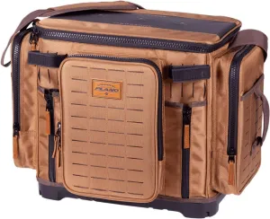 Plano Guide Series Tackle Bag | Premium Tackle Storage with No Slip Base and Included stows, Khaki with Brown and Black Trim