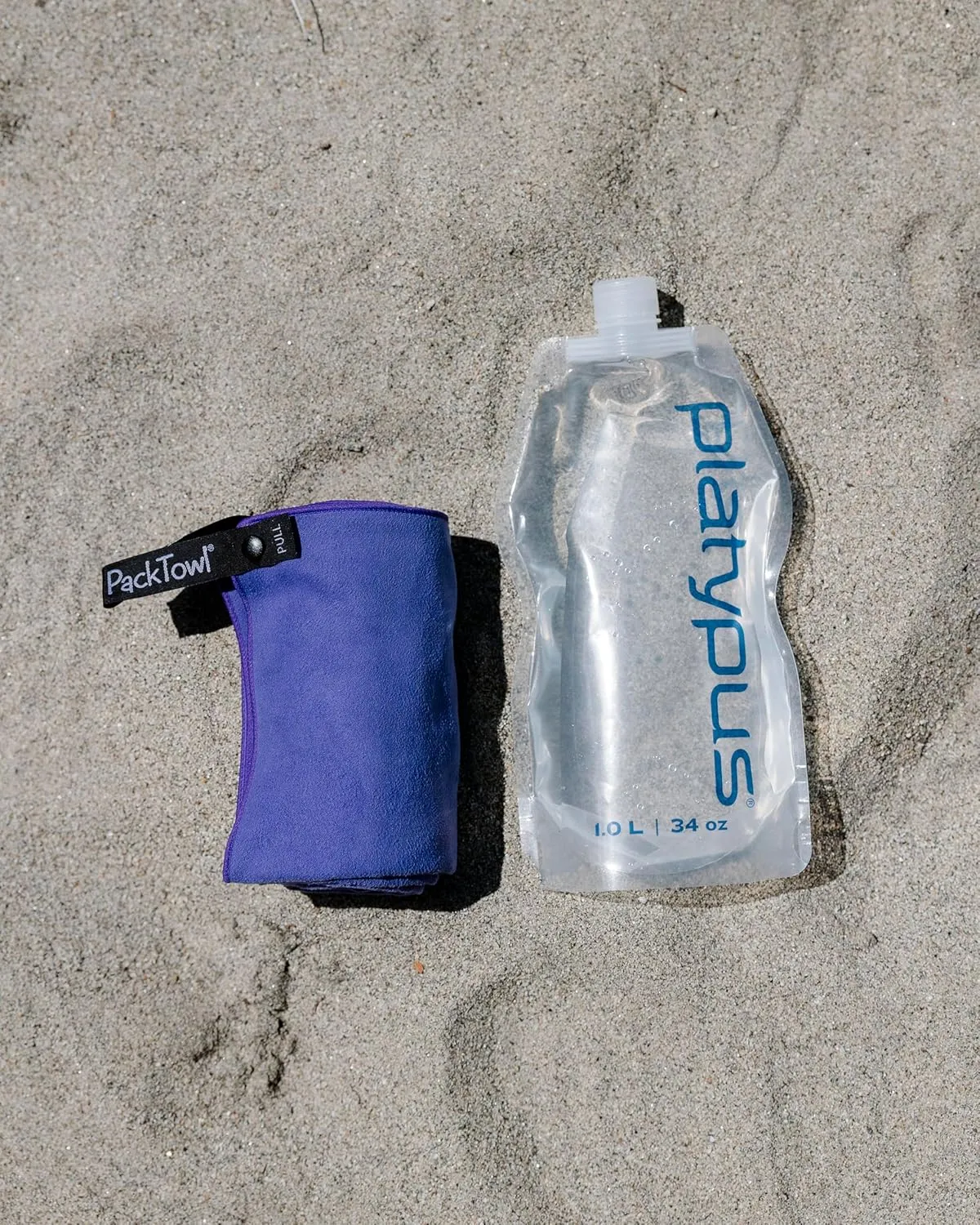 Platypus SoftBottle Collapsible Backpacking Water Bottle with Closure Cap