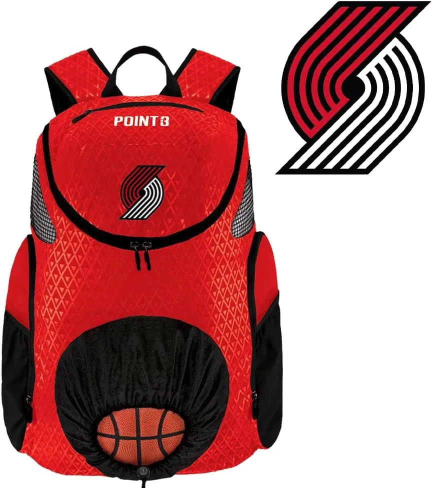 Point 3 Road Trip 2.0 Backpack Basketball Backpack with Drawstrong Closure | Ventilated Mesh Shoe Pocket Compartment
