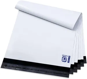 POLYSELLS Poly Mailers Shipping Envelopes, Strong Adhesive Sealing, Waterproof, and Tear-resistant Postal Mailing Bags for Clothing, Books, and Accessories (White, 10x13 Inch, 200 pcs)
