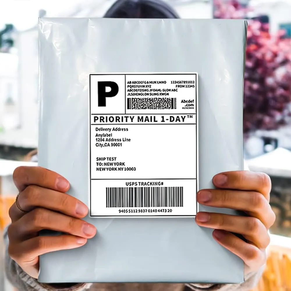 POLYSELLS Poly Mailers Shipping Envelopes, Strong Adhesive Sealing, Waterproof, and Tear-resistant Postal Mailing Bags for Clothing, Books, and Accessories (White, 10x13 Inch, 200 pcs)