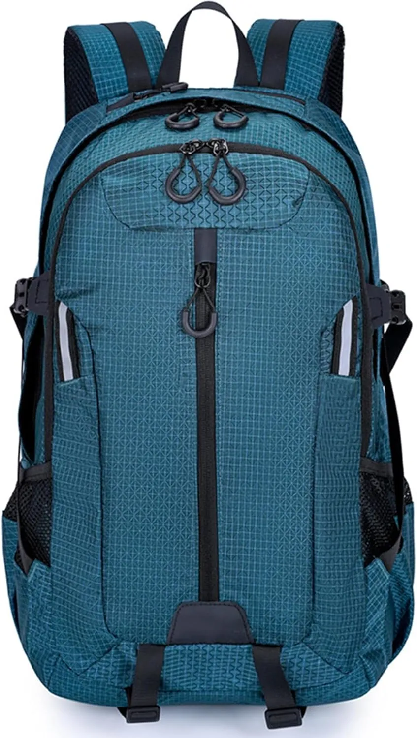 PORRASSO 40L Hiking Backpack Trekking Rucksack Waterproof Daypack Durable Backpack for Women Men Travel Climbing Outdoor Sports Blue