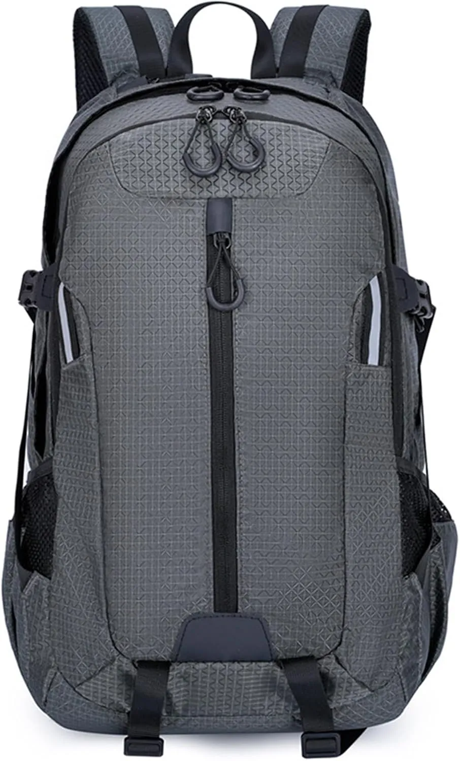 PORRASSO 40L Hiking Backpack Trekking Rucksack Waterproof Daypack Durable Backpack for Women Men Travel Climbing Outdoor Sports Grey