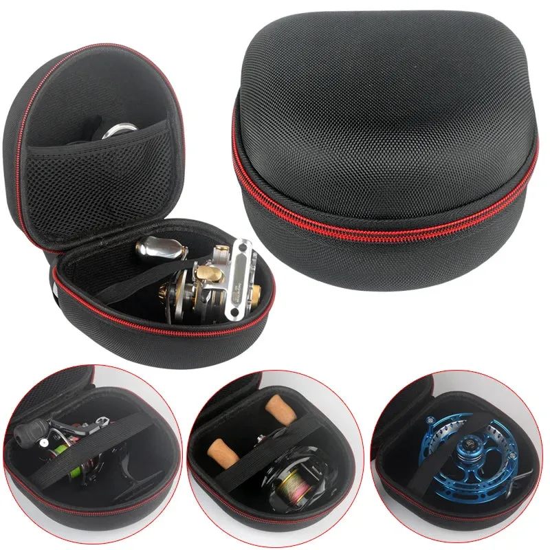 Portable Eva Fishing Reel Bag – Waterproof Protective Case For Spinning & Drum Reels