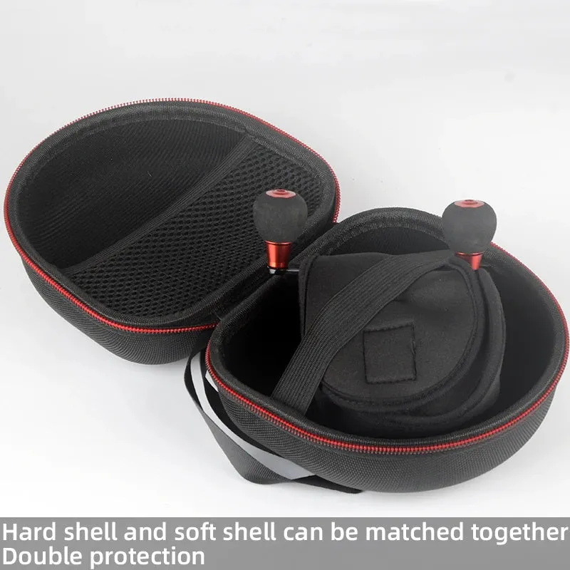 Portable Eva Fishing Reel Bag – Waterproof Protective Case For Spinning & Drum Reels