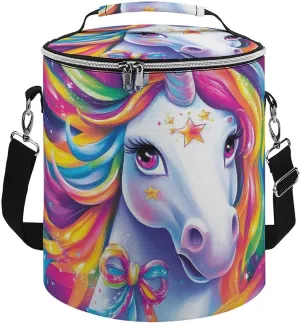 Portable Insulated Cooling Pack with Smooth Zipper and Handle for Beach, Picnic