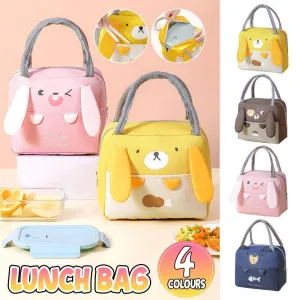 Portable Insulated Thermal Cooler Cartoon Lunchbox Tote Picnic Bento Storage Bag