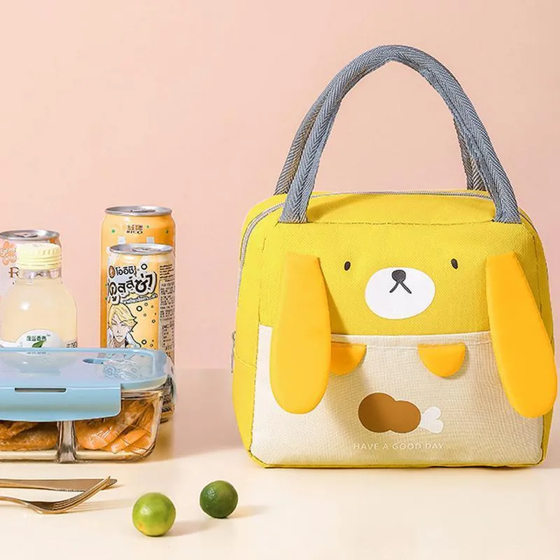 Portable Insulated Thermal Cooler Cartoon Lunchbox Tote Picnic Bento Storage Bag