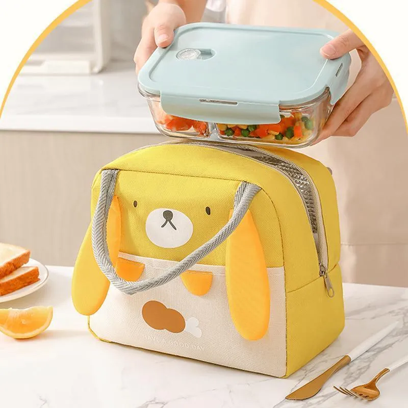 Portable Insulated Thermal Cooler Cartoon Lunchbox Tote Picnic Bento Storage Bag
