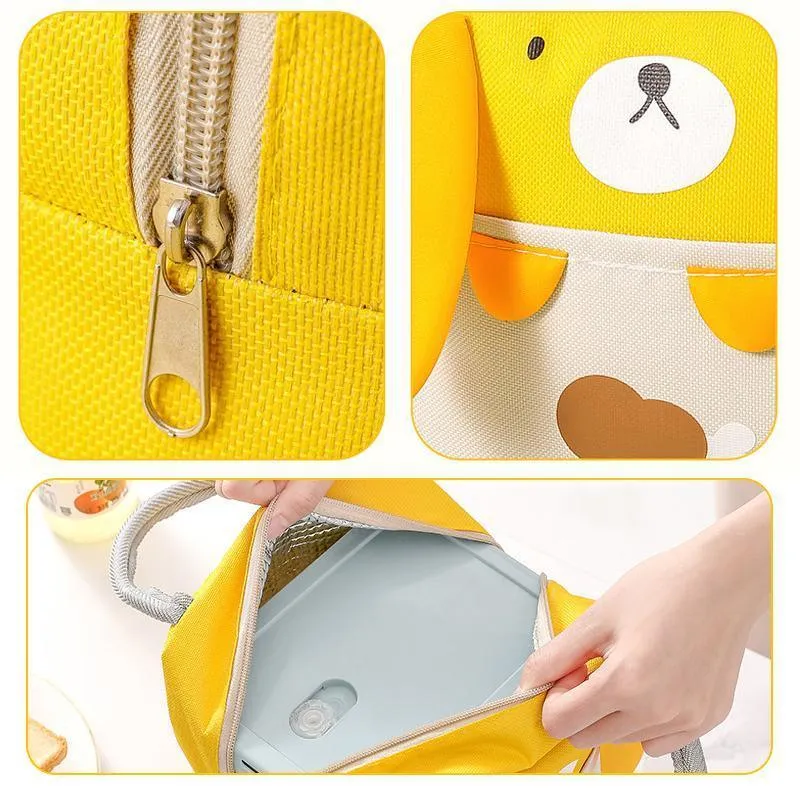 Portable Insulated Thermal Cooler Cartoon Lunchbox Tote Picnic Bento Storage Bag
