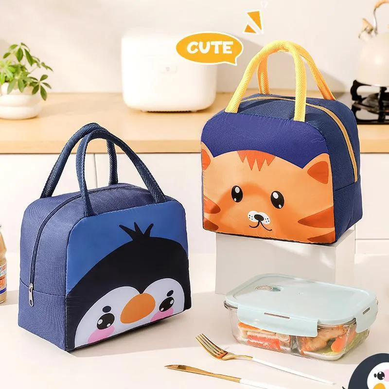Portable Lunch Bag Insulated Thermal Cooler Box Carry Tote Travel Bag