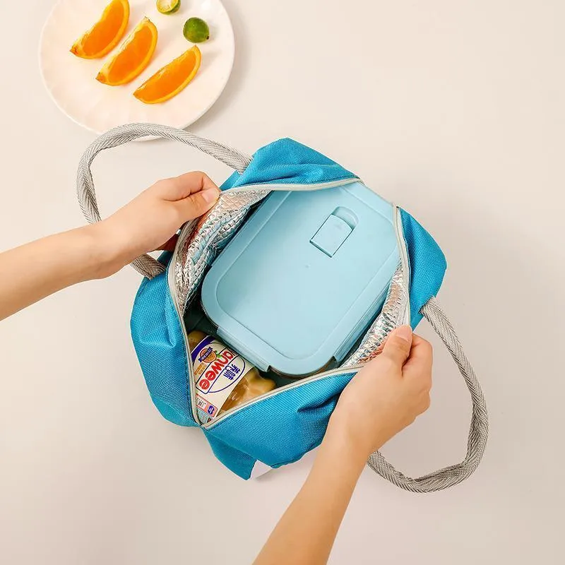 Portable Lunch Bag Insulated Thermal Cooler Box Carry Tote Travel Bag