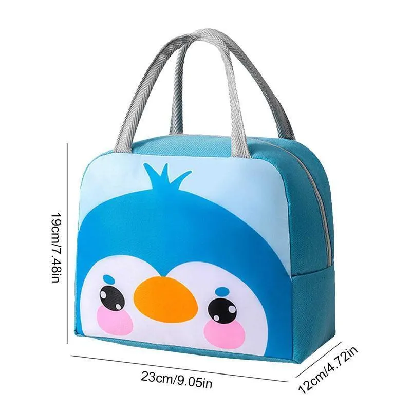 Portable Lunch Bag Insulated Thermal Cooler Box Carry Tote Travel Bag