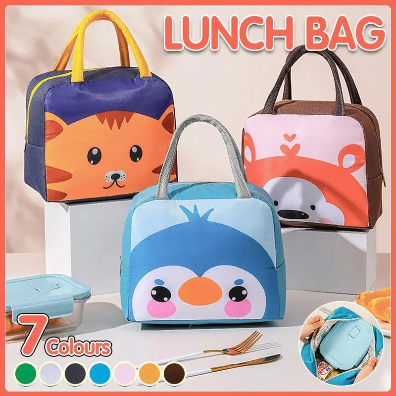 Portable Lunch Bag Insulated Thermal Cooler Box Carry Tote Travel Bag