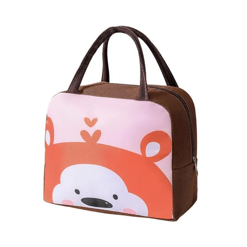 Portable Lunch Bag Insulated Thermal Cooler Box Carry Tote Travel Bag