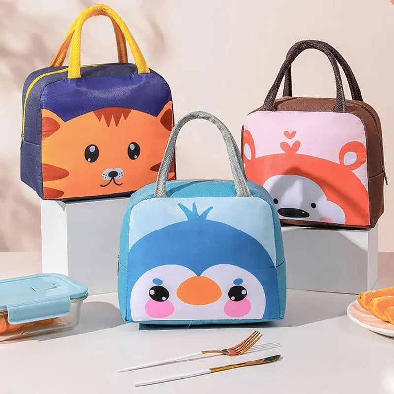 Portable Lunch Bag Insulated Thermal Cooler Box Carry Tote Travel Bag