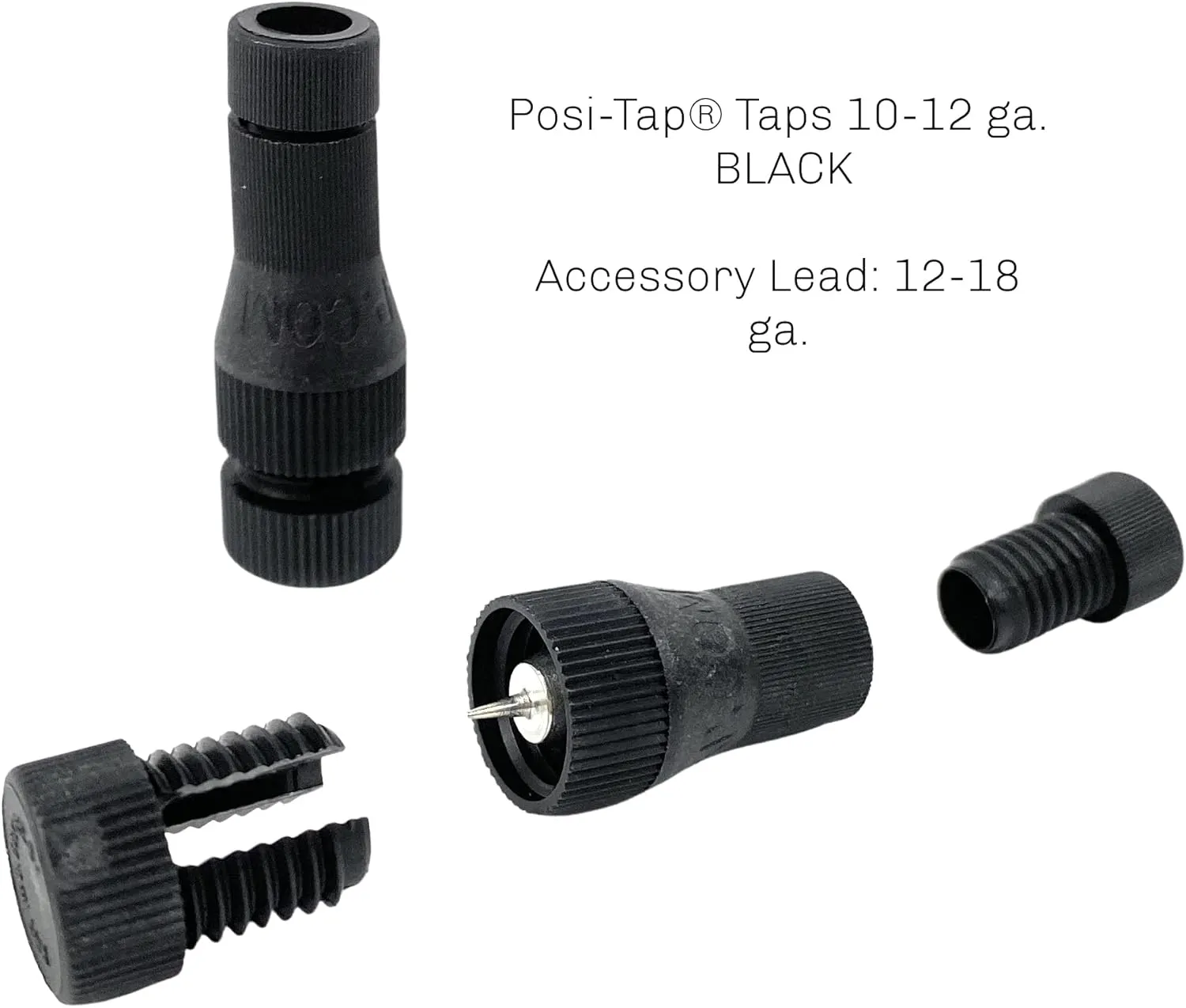 Posi-Tap taps 10-12 ga.Black. Pack of 15. Posi Taps The Best Line Tap Youll Ever Use! (Choose Your Gauge Size and Amount) (15, 10-12 black)