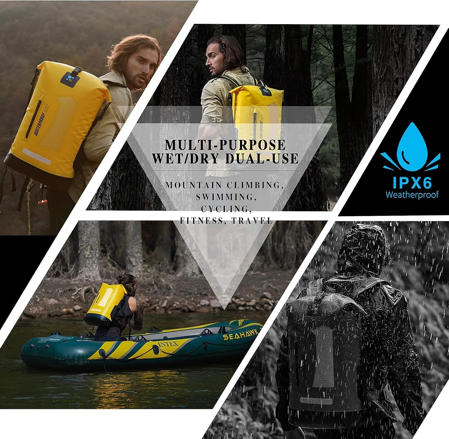 Premium Waterproof Dry Bag Backpack - 30L