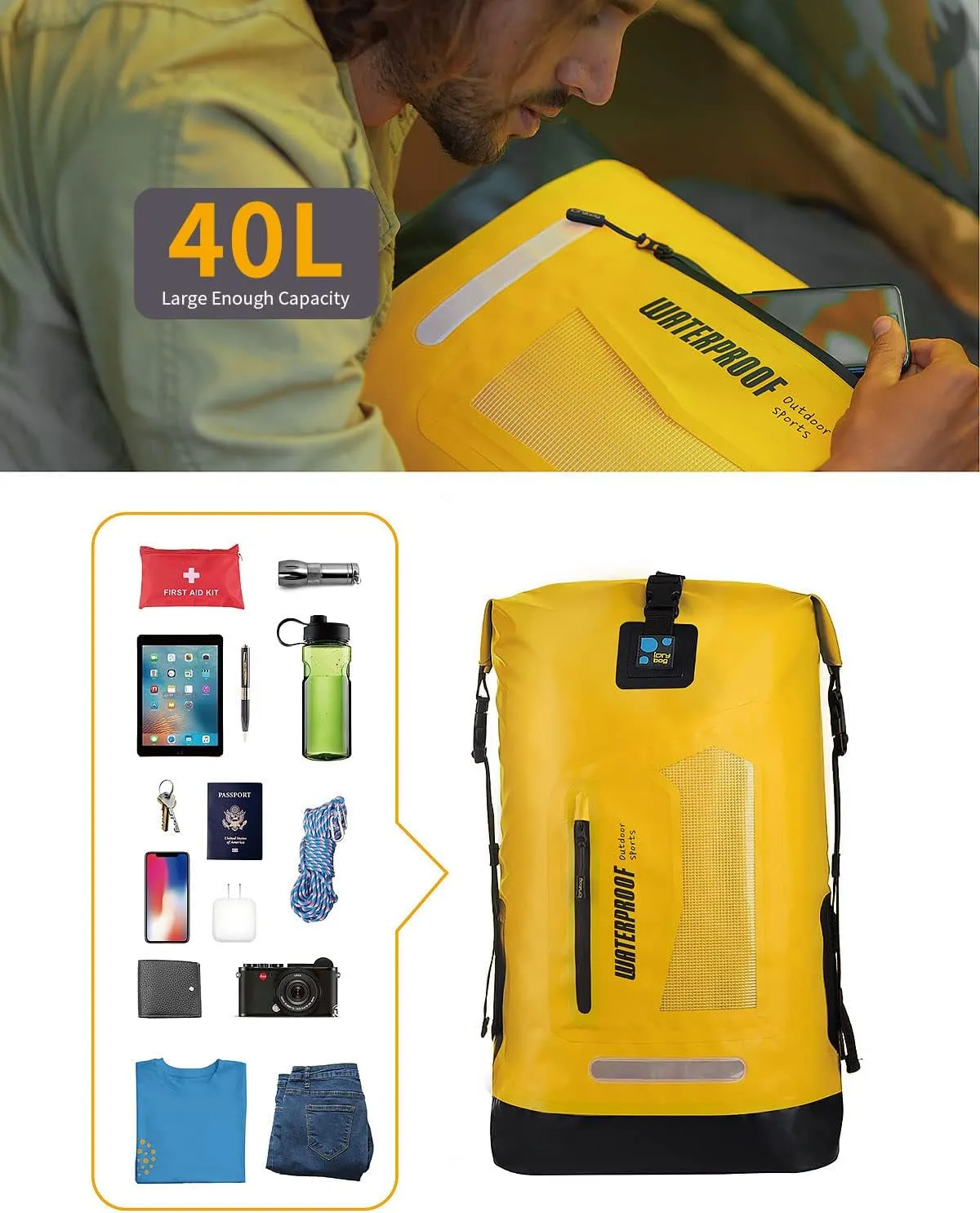 Premium Waterproof Dry Bag Backpack - 30L