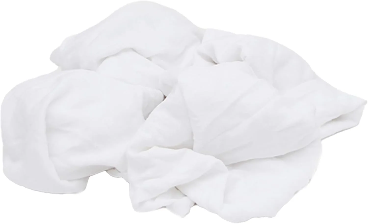 Premium White T-Shirt Cleaning Rags – White Cotton Rags for Cleaning, Staining, Painting, Oil, Grease & Dust Removal – Shop Rags Bulk for Multipurpose use (4 Pounds Bag)
