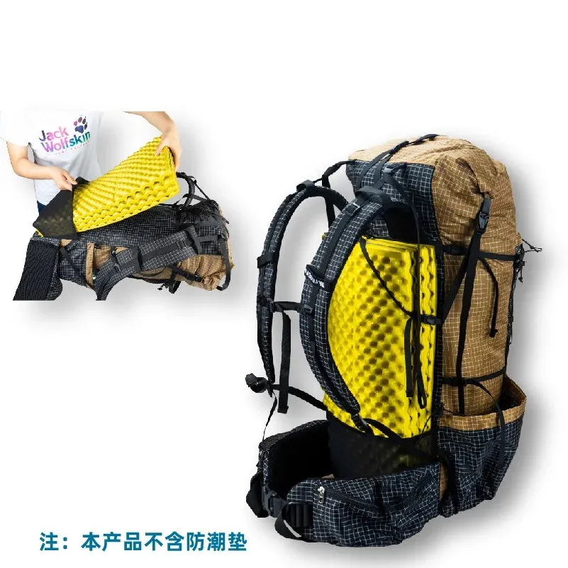 Qi Dian Pro Travel Camping Hiking Backpack: Ultralight Frameless 40 16L Outdoor Pack