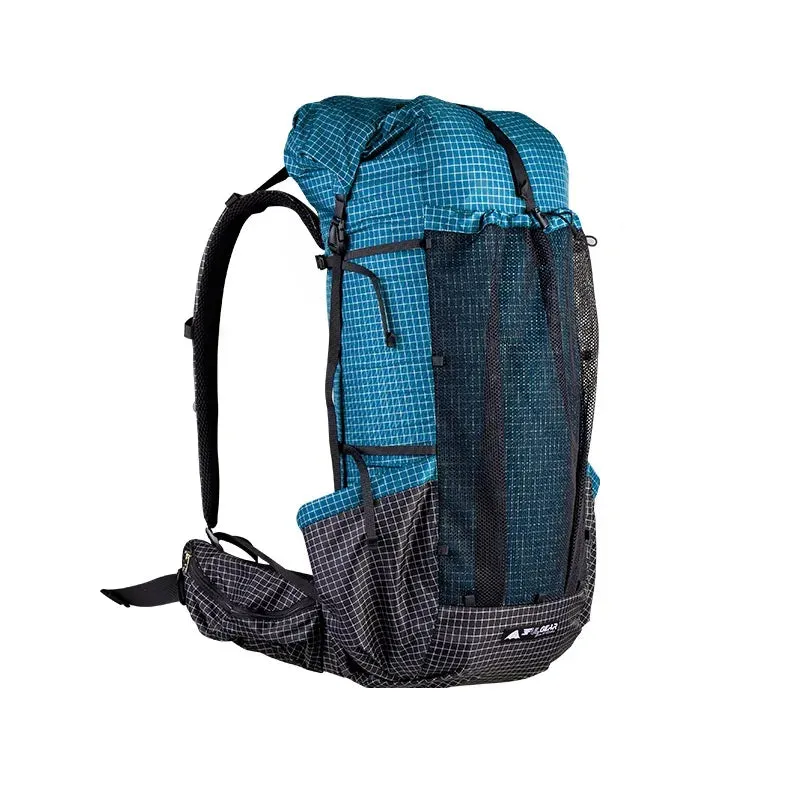 Qi Dian Pro Travel Camping Hiking Backpack: Ultralight Frameless 40 16L Outdoor Pack
