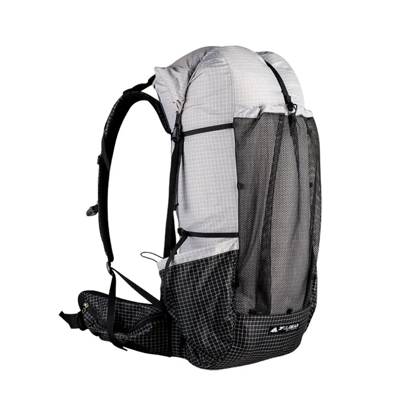 Qi Dian Pro Travel Camping Hiking Backpack: Ultralight Frameless 40 16L Outdoor Pack