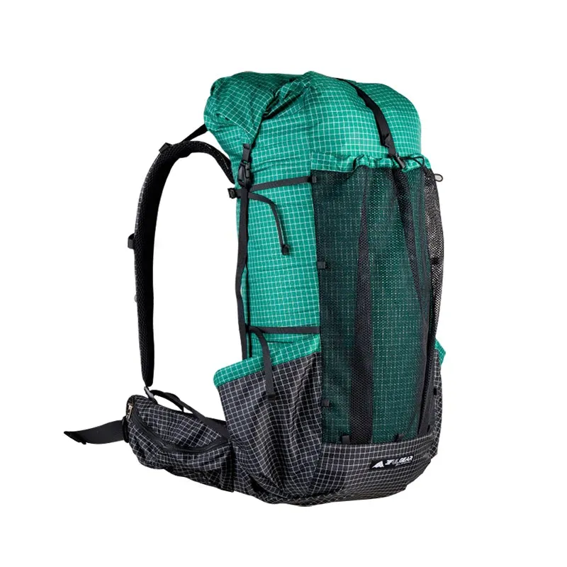 Qi Dian Pro Travel Camping Hiking Backpack: Ultralight Frameless 40 16L Outdoor Pack