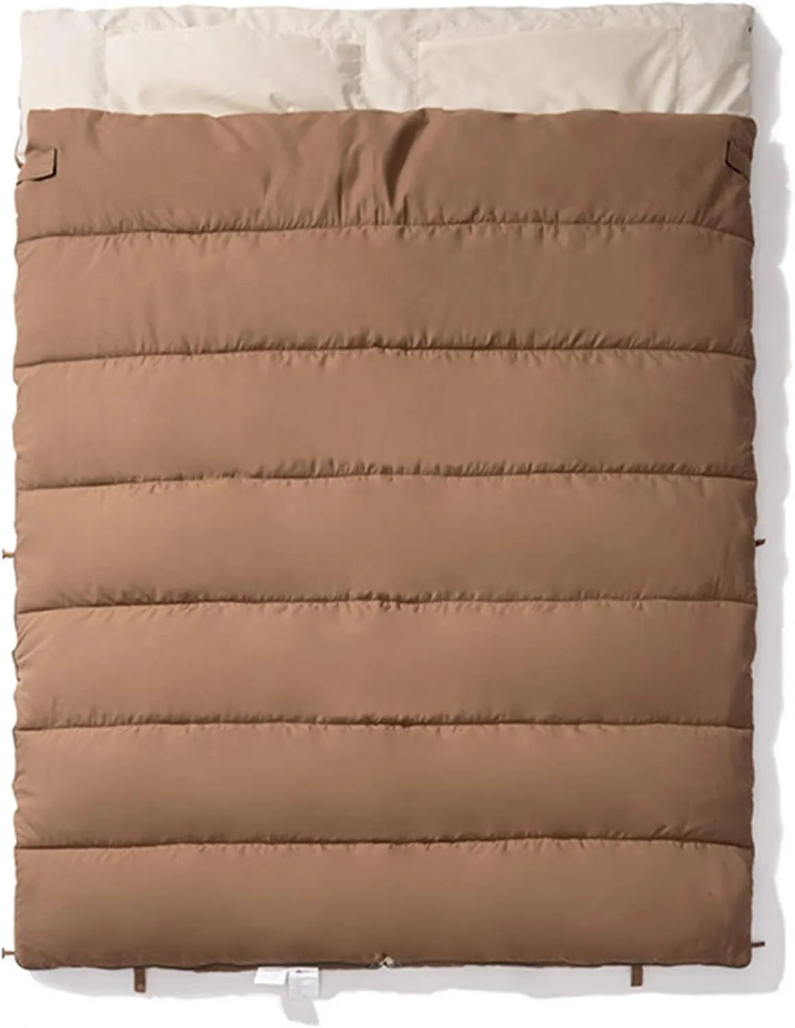 Queen Size Double Sleeping Bag with 2 Pillows, for 2 People, Cold Warm Weather- 3 Seasons, Waterproof Adults Sleeping Bag for Camping, Backpacking or Hiking with Compression Sack