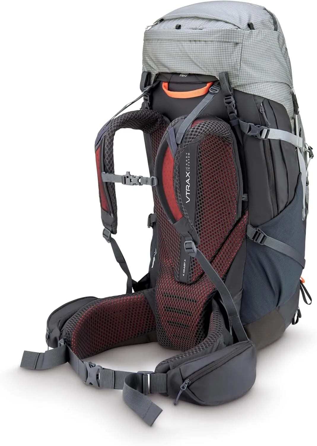 Rab Hyperon Backpack Comfortable Hydration Pack for Backpacking, Trekking, & Hiking - Dark Pewter/Anthracite - 65-Liter (Back Length - Medium/Large)