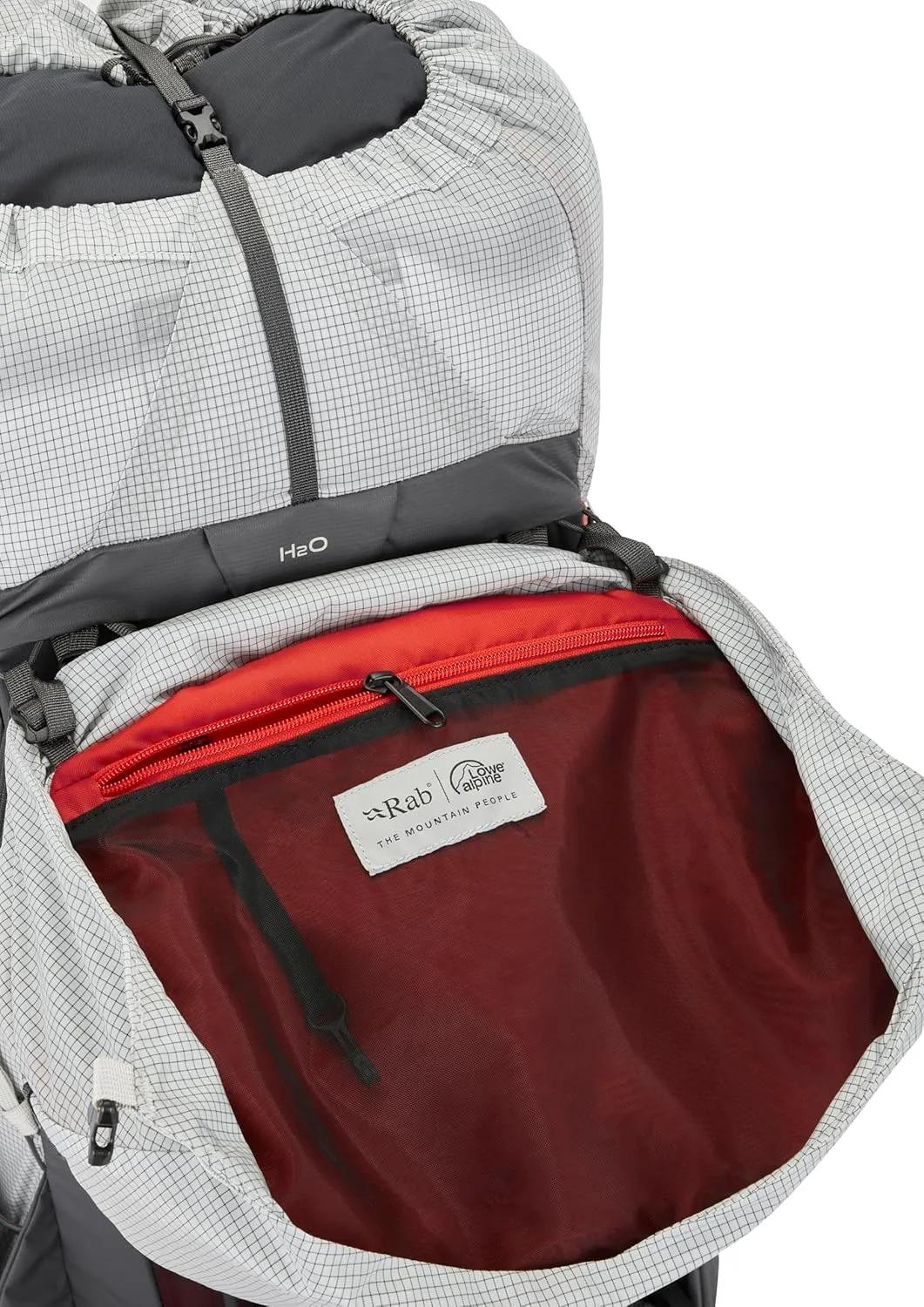 Rab Muon Hiking Pack - Lightweight Durable Backpack for Hiking, Trekking, & Backpacking - Pewter/Graphene - 50-Liter (Back Length - Medium)